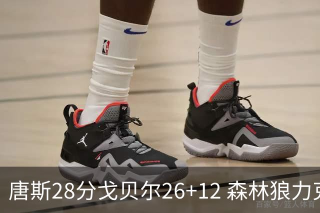 唐斯28分戈贝尔26+12 森林狼力克黄蜂4连胜